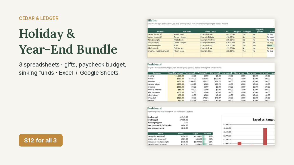 Holiday & Year-End Bundle preview