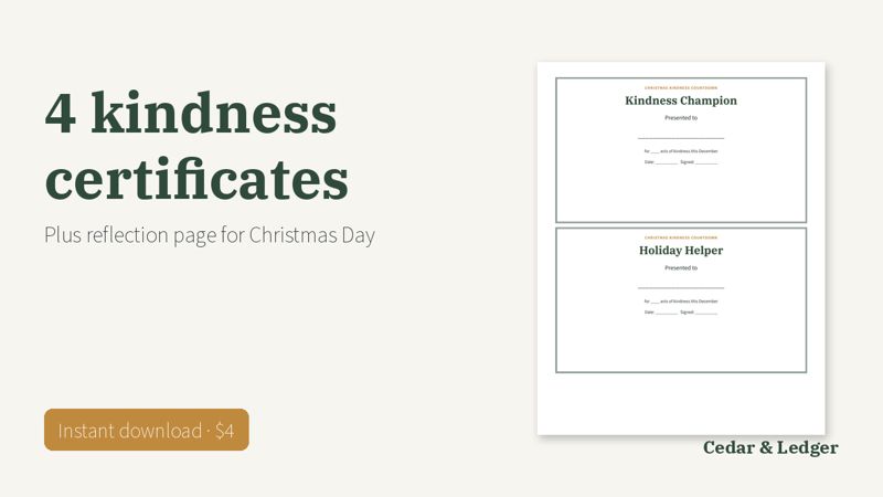 Christmas Kindness Countdown: awards preview