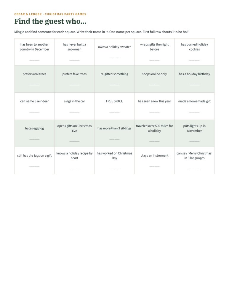 Christmas Party Games for Adults & Office Parties: guest who preview