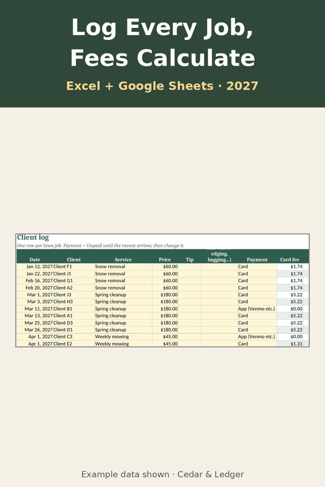 2027 Lawn Care Business Tracker: shifts preview