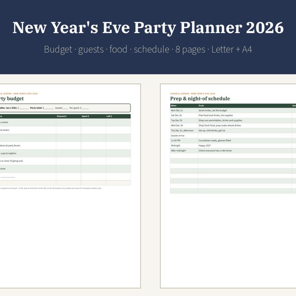 New Year's Eve Party Planner 2026: thumb 600 preview