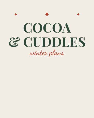 Cocoa and Cuddles shirt design