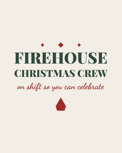 Firehouse Christmas Crew shirt design