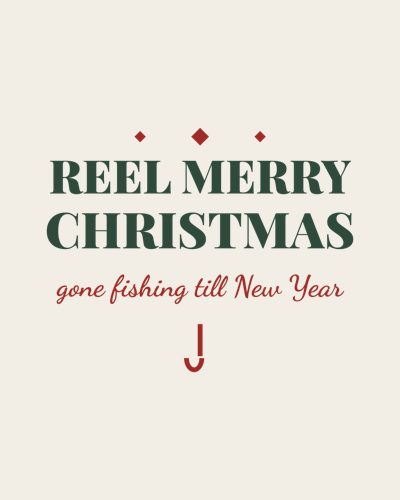 Reel Merry Christmas shirt design