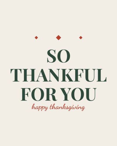 So Thankful for You shirt design